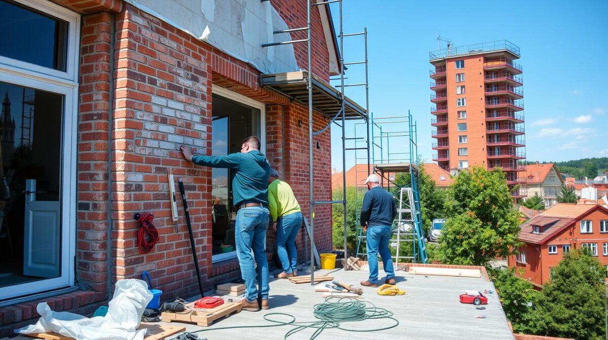 Reklama firmy remontowej w Elblągu