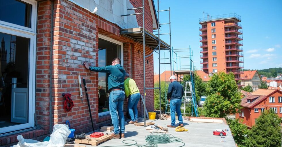 Reklama firmy remontowej w Elblągu