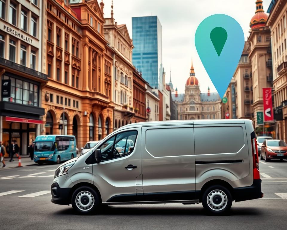 reklama firmy transportowej Google Maps Wrocław