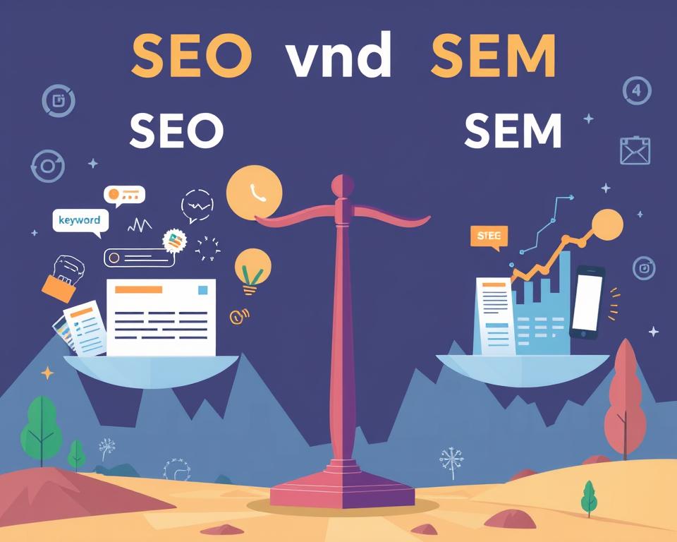 Porównanie SEO i SEM